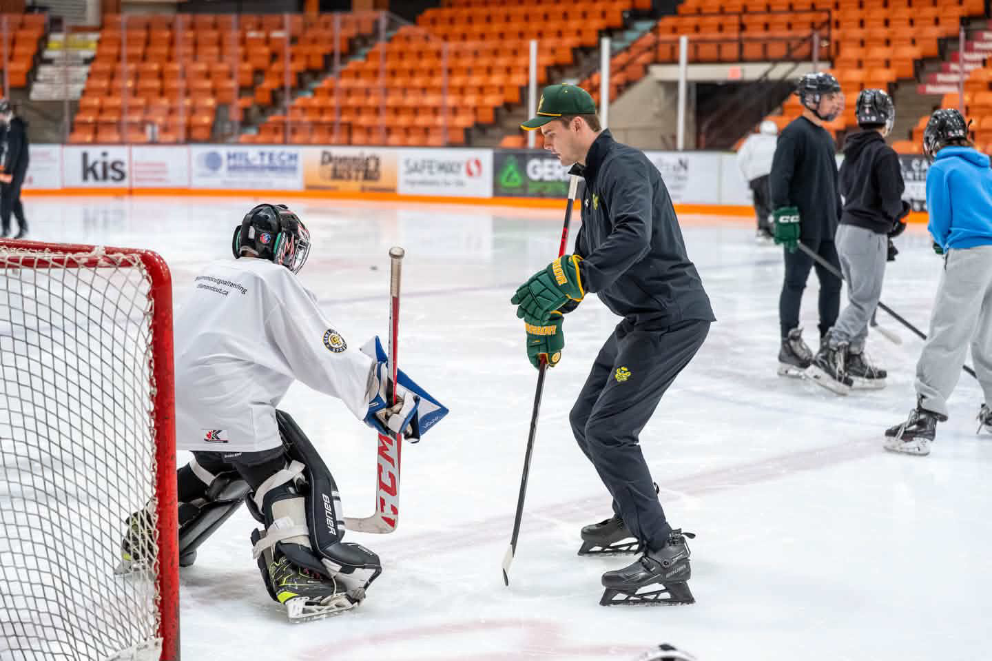 Goalie coaching